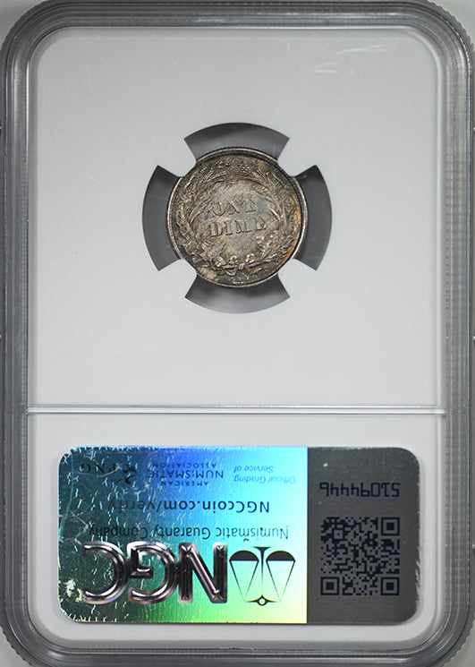 1892 Barber Dime 10C NGC MS65