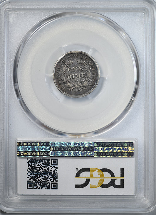 1838-O Liberty Seated Dime 10C PCGS XF45 - No Stars Reverse Slab