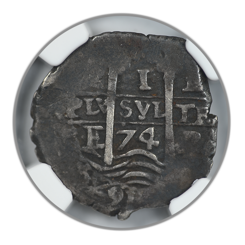 1674 P E Bolivia Real Cob NGC VF20