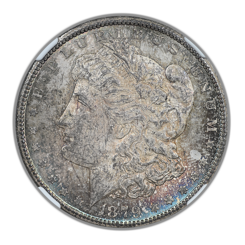 1879-CC Morgan Dollar $1 NGC MS62 CAC TOP-100 VAM-3 Capped CC - TONED!