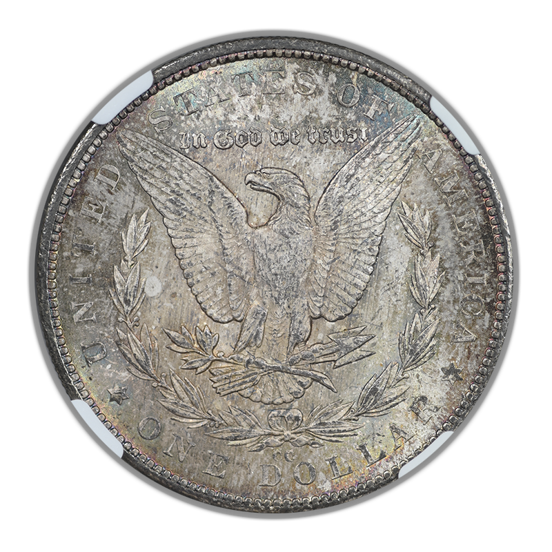 1879-CC Morgan Dollar $1 NGC MS62 CAC TOP-100 VAM-3 Capped CC - TONED!