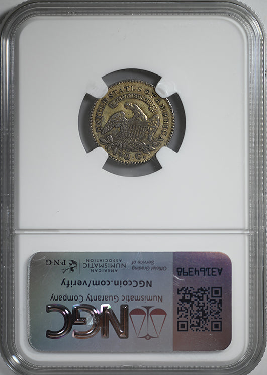 1824/2 Capped Bust Dime 10C NGC XF Details