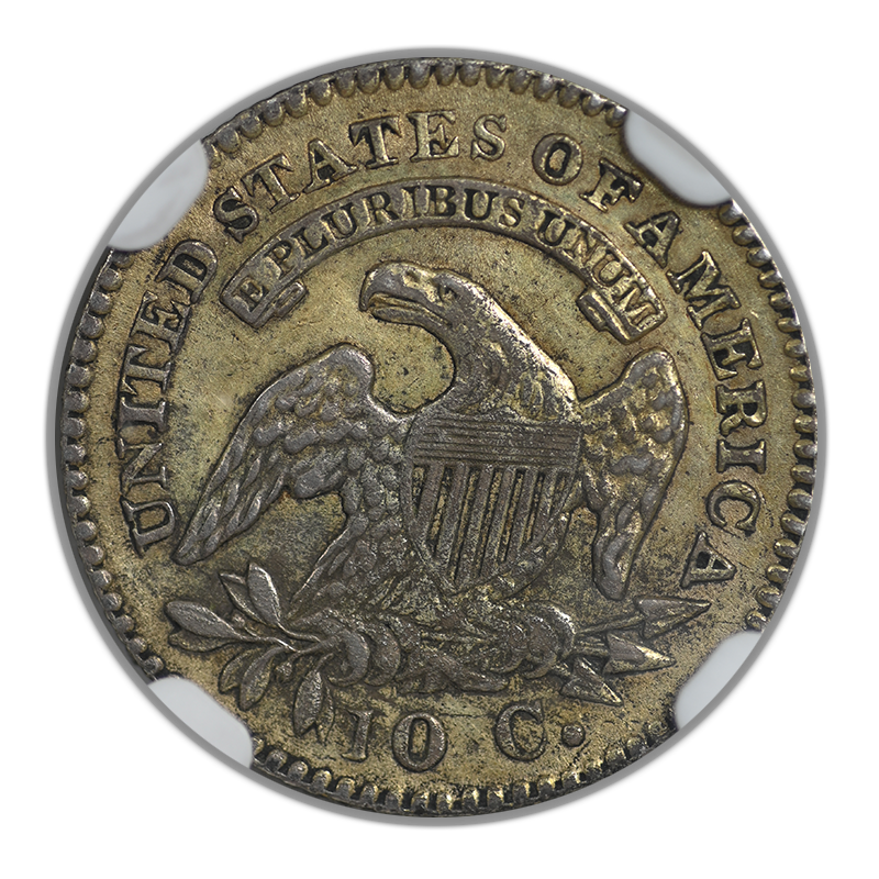 1824/2 Capped Bust Dime 10C NGC XF Details