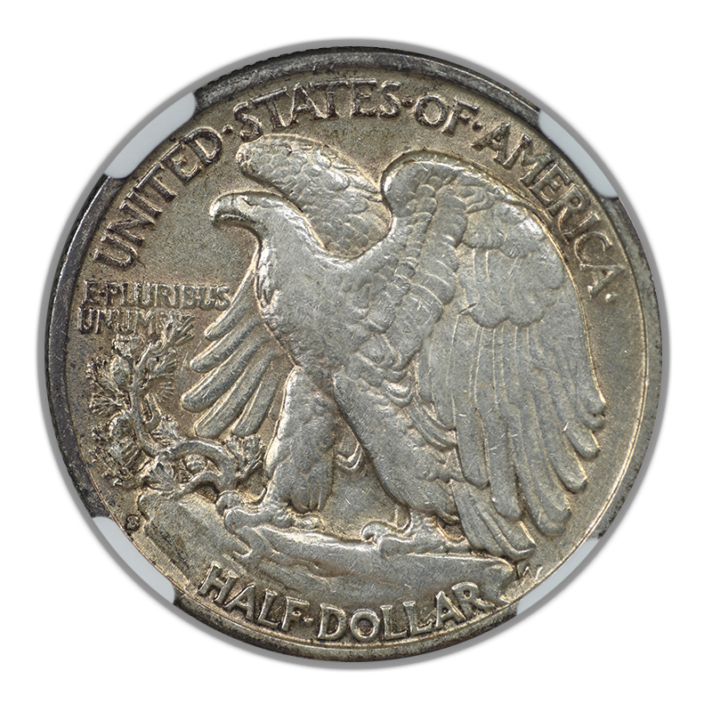 1933-S Walking Liberty Half Dollar 50C NGC AU53