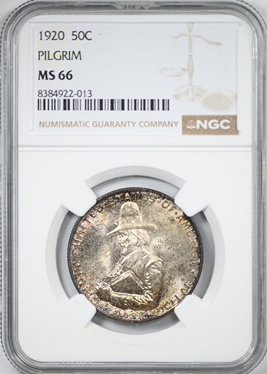 1920 Pilgrim Classic Commemorative Half Dollar 50C NGC MS66