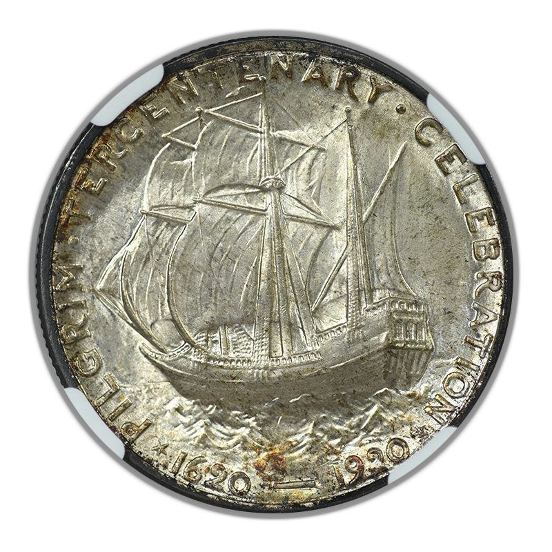 1920 Pilgrim Classic Commemorative Half Dollar 50C NGC MS66