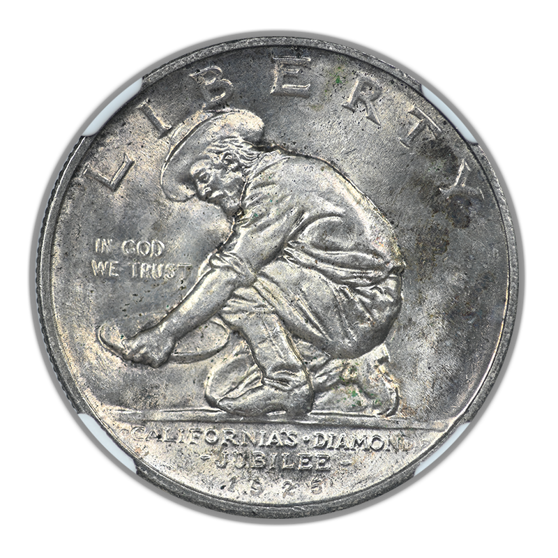 1925-S California Classic Commemorative Half Dollar 50C NGC MS64