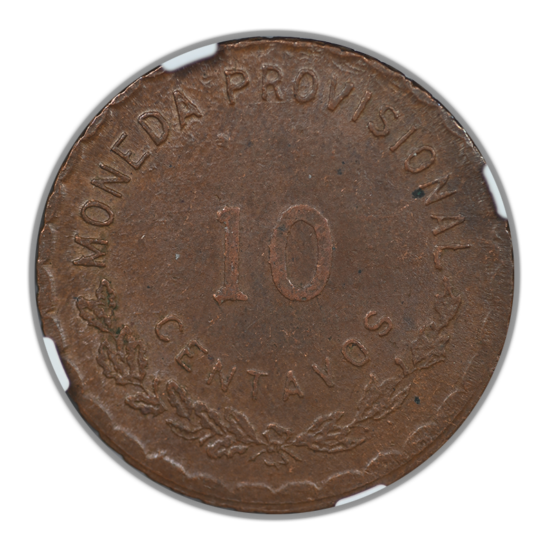 1915 Mexico 10C Centavos Oaxaca 6th Bust NGC MS61BN