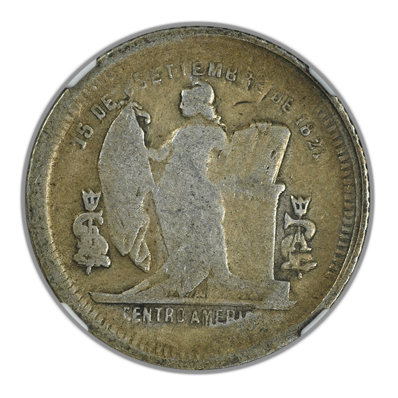 1892/81 Honduras 25C Centavos NGC F12