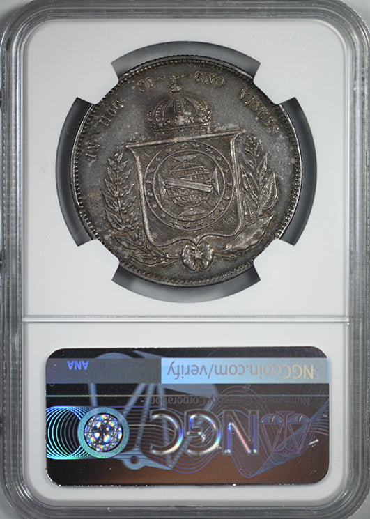 1856 Brazil 2000R Reis NGC AU50