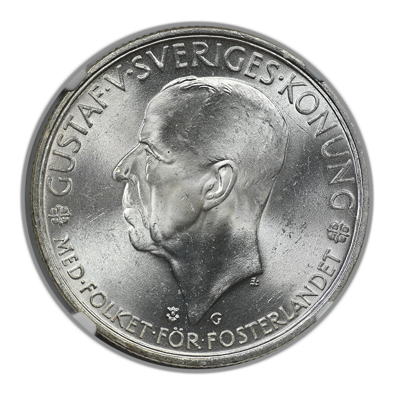 1935 G Sweden 5K Kronor NGC MS63 - Riksdag Anniversary