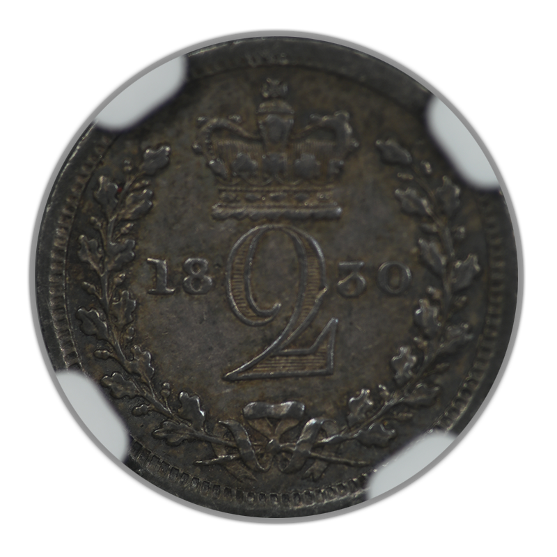 1830 Great Britain Silver 2P Pence Maundy NGC XF45