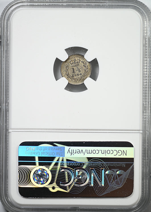 1834 Great Britain 1.5P Pence NGC AU58