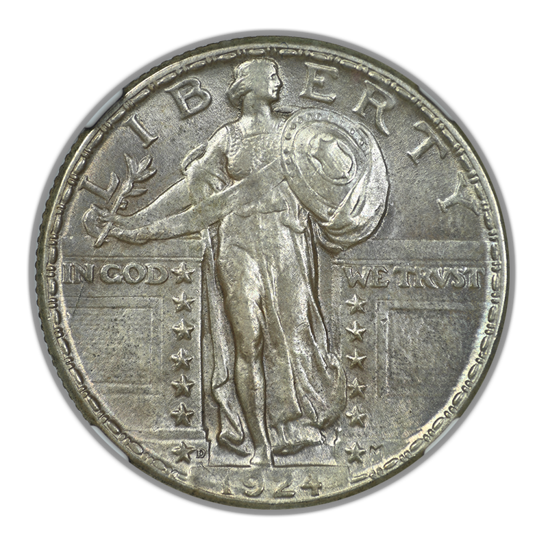 1924-D Standing Liberty Quarter 25C NGC MS63