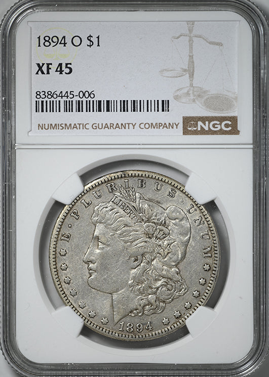 1894-O Morgan Dollar $1 NGC XF45