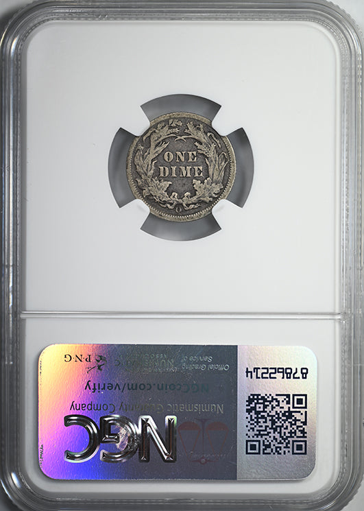 1891-O Liberty Seated Dime 10C NGC VF20