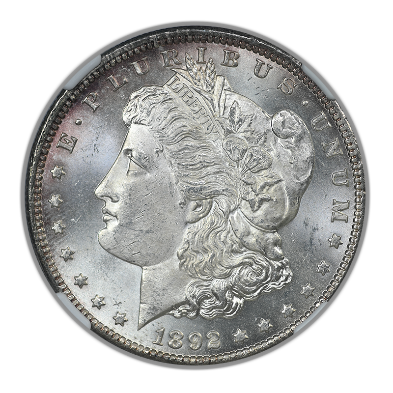 1892-CC Morgan Dollar $1 NGC MS64