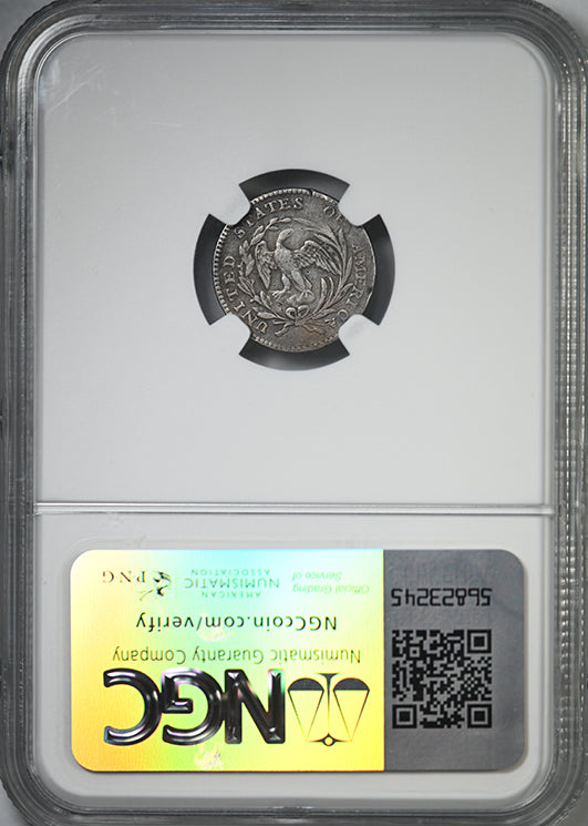 1797 Draped Bust Half Dime H10C NGC XF Details