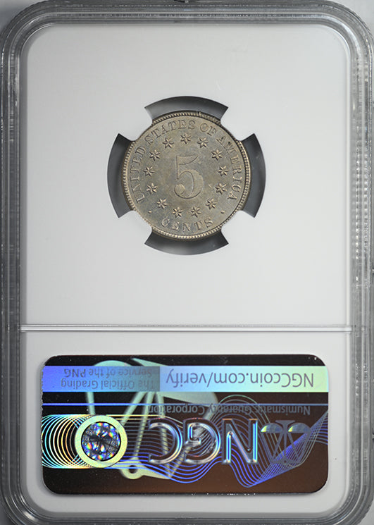 1882 Shield Nickel 5C NGC MS62