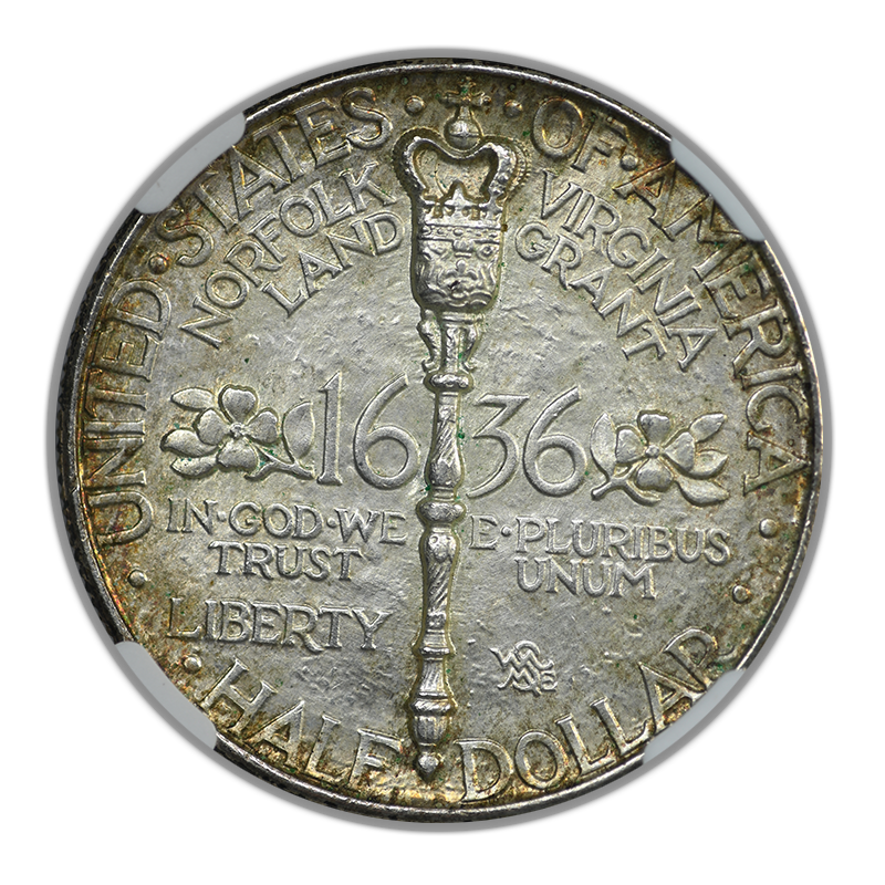 1936 Norfolk Classic Commemorative Half Dollar 50C NGC MS65