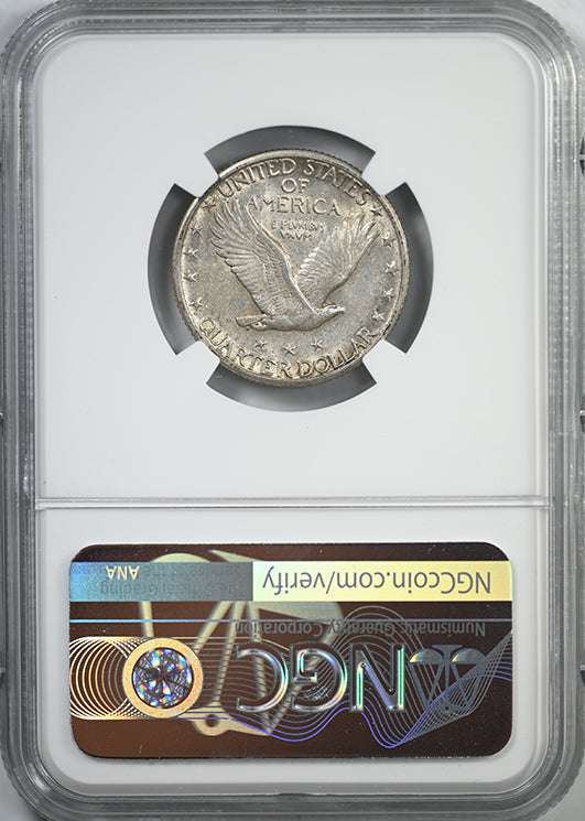 1924-S Standing Liberty Quarter 25C NGC AU58