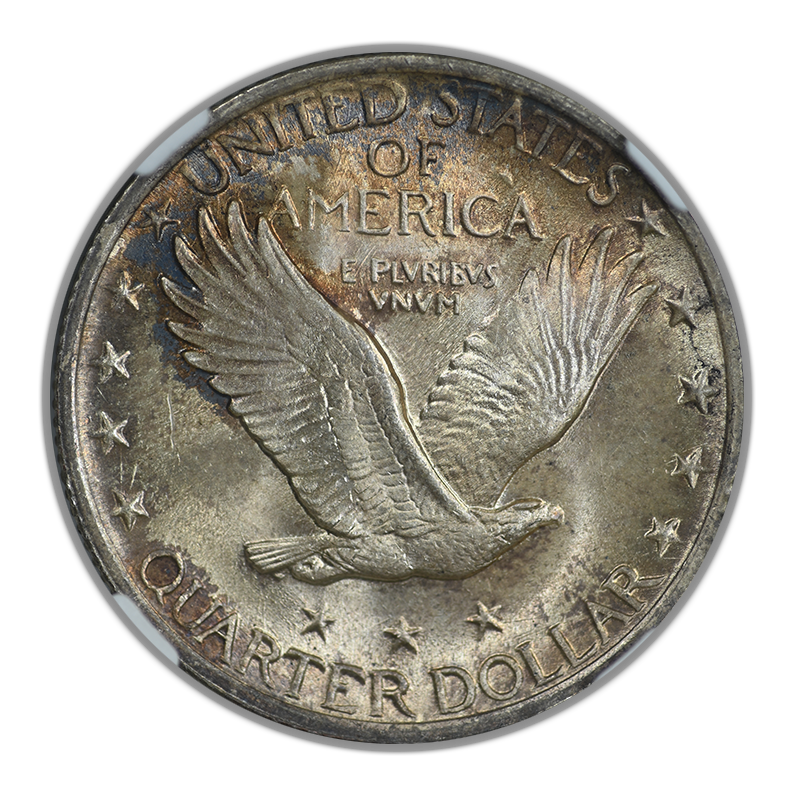 1923 Standing Liberty Quarter 25C NGC MS65