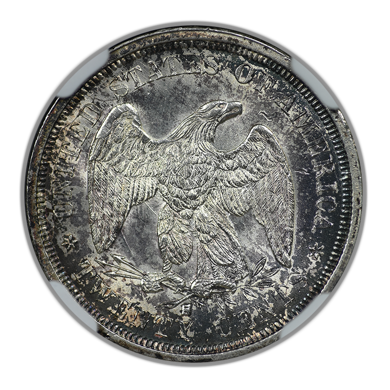 1875-S Twenty Cent Piece 20C NGC MS64