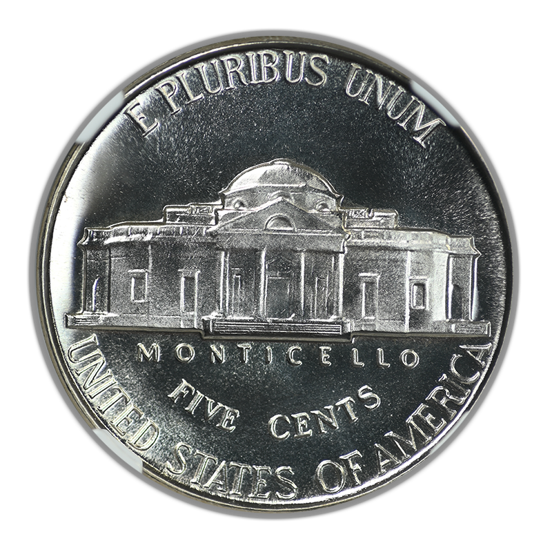 1951 Proof Jefferson Nickel 5C NGC PF69