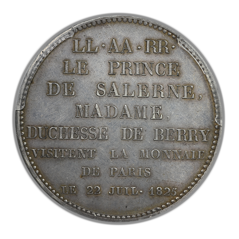 1825 France 5 Francs 5F PCGS SP50 Essai Maz-900