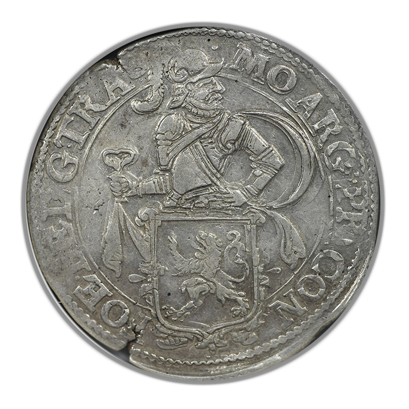 1650 Netherland 1LD Lion Daalder Utrecht DAV-4863 NGC AU58
