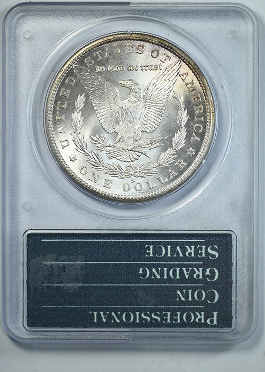 1880-S Morgan Dollar $1 PCGS Rattler MS65 CAC Reverse Slab