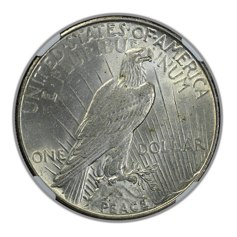 1935 Peace Dollar $1 NGC MS62