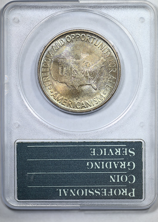1953-S Washington Carver Classic Commemorative Half Dollar 50C PCGS Rattler MS65