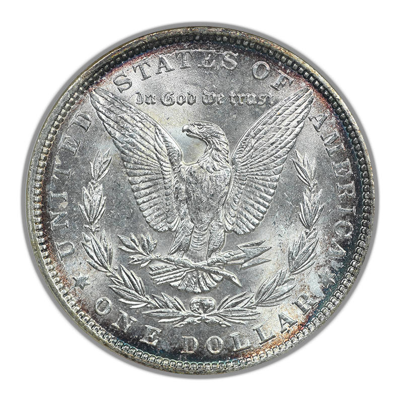 1887 Morgan Dollar $1 ANA Soapbox MS62