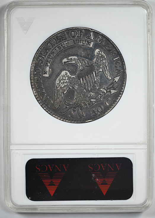 1826 Capped Bust Half Dollar 50C ANACS Soapbox XF40 - REVERSE TONED!