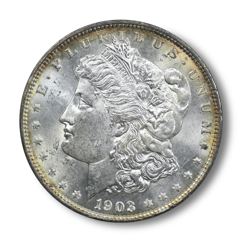 1903-O Morgan Dollar $1 PCGS MS61 CAC Rattler Obverse