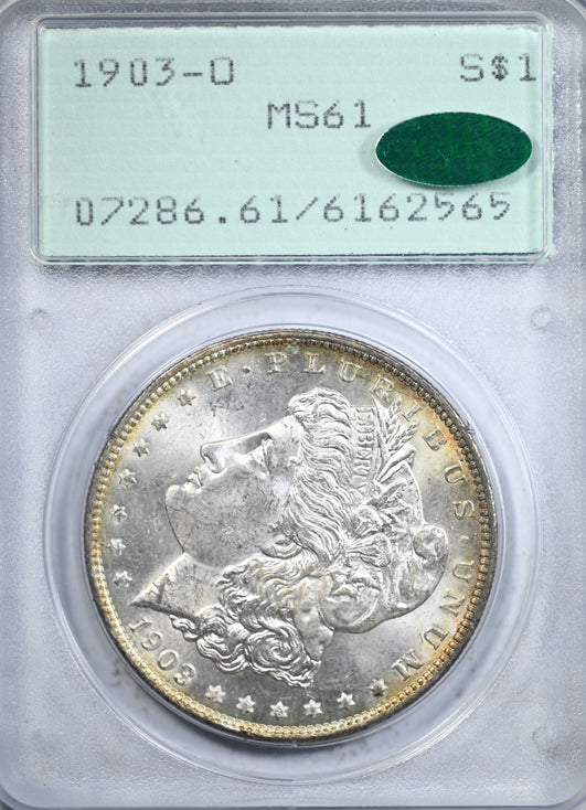 1903-O Morgan Dollar $1 PCGS MS61 CAC Rattler – Americana Rare Coin