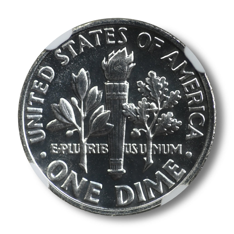 1956 Double Die Obverse Roosevelt Dime 10C NGC PF69 DDO VP-002 Reverse