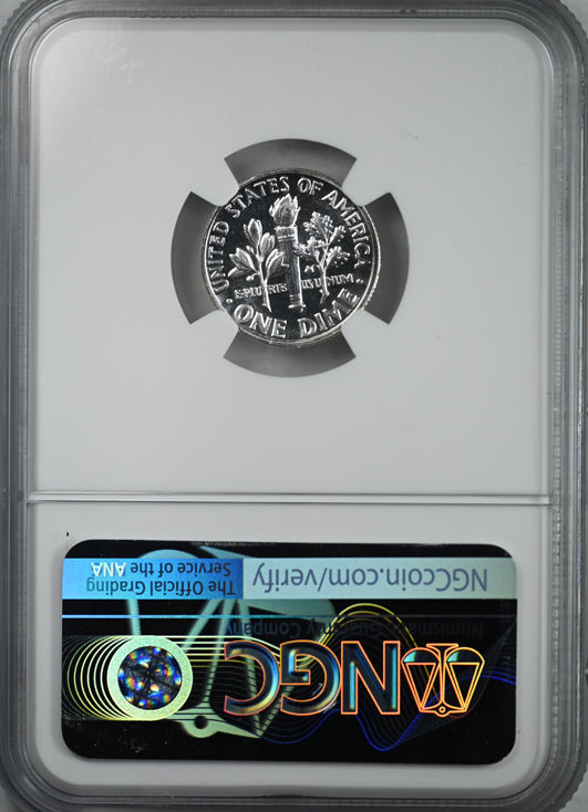 1956 Double Die Obverse Roosevelt Dime 10C NGC PF69 DDO VP-002 Reverse Slab