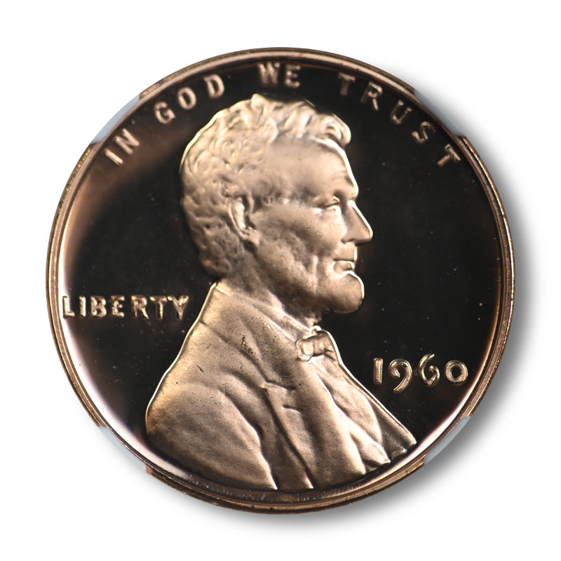 1960 Small Date Lincoln Memorial Cent 1C PF69*RD Star Obverse
