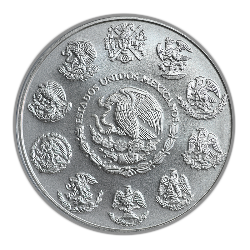 2012-Mo Mexico Silver Libertad 1 Onza ANACS MS70
