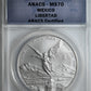2013-Mo Mexico Silver Libertad 1 Onza ANACS MS70