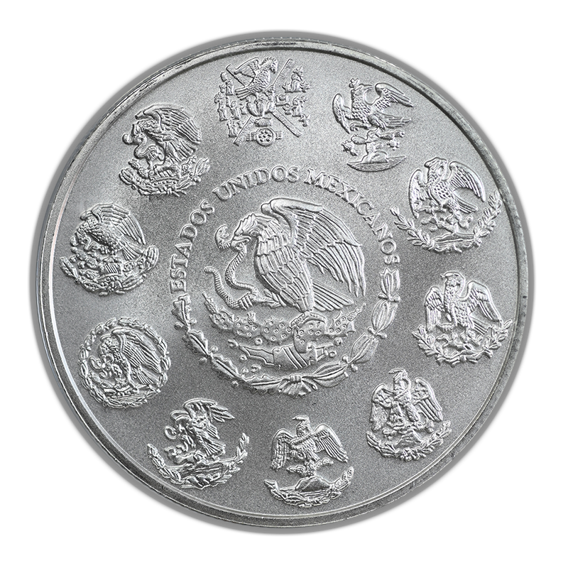 2013-Mo Mexico Silver Libertad 1 Onza ANACS MS70