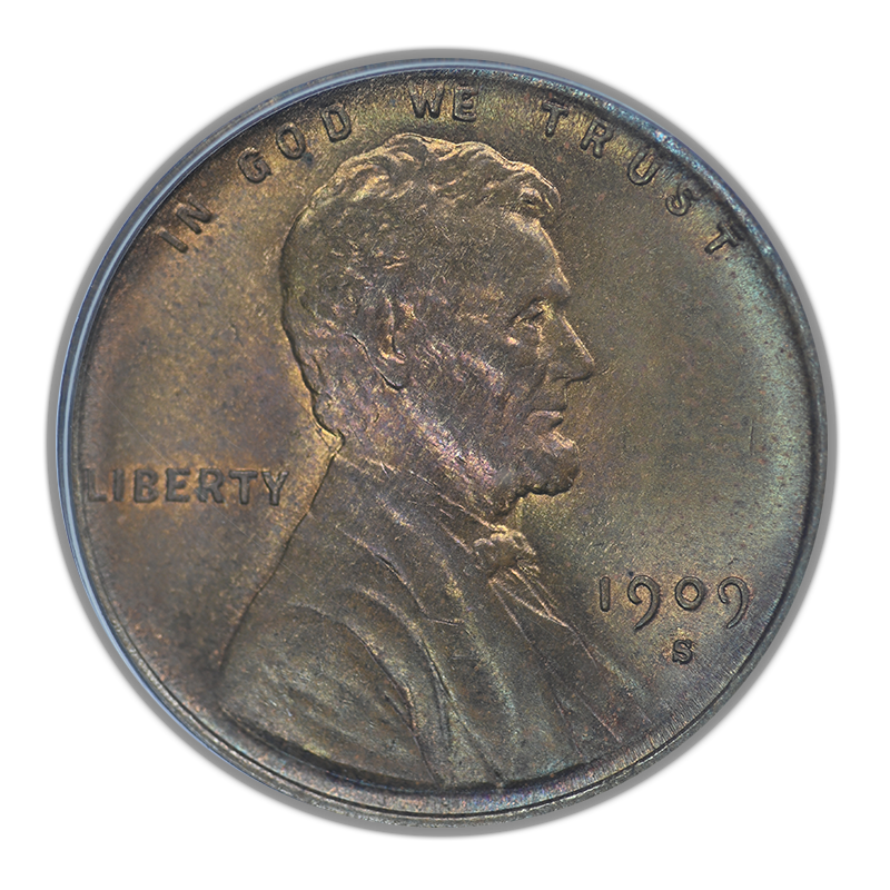 1909-S VDB Lincoln Wheat Cent 1C PCGS MS65BN CAC