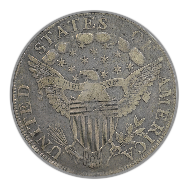 1798 Draped Bust Dollar $1 PCGS Genuine - Large Eagle