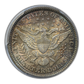 1892 Barber Quarter 25C PCGS MS66 CAC - DDR FS801, Top Pop, TONED! Reverse