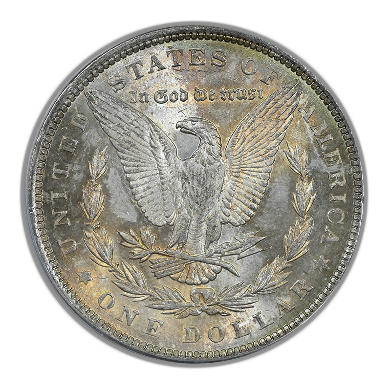 1891 Morgan Dollar $1 ANACS Brilliant Uncirculated - Legends of The Comstock Lode