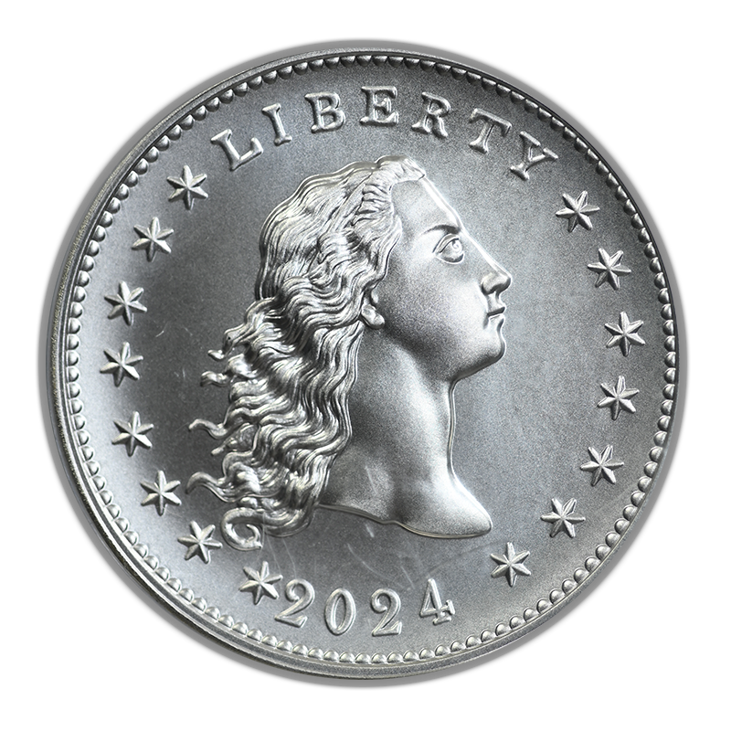 2024 Flowing Hair Silver Medal ANACS MS70 - 230th Anniversary Advance Release