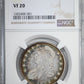 1824 Capped Bust Half Dollar 50C NGC VF20 - TONED!