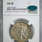 1916-S Walking Liberty Half Dollar 50C NGC AU58 CAC